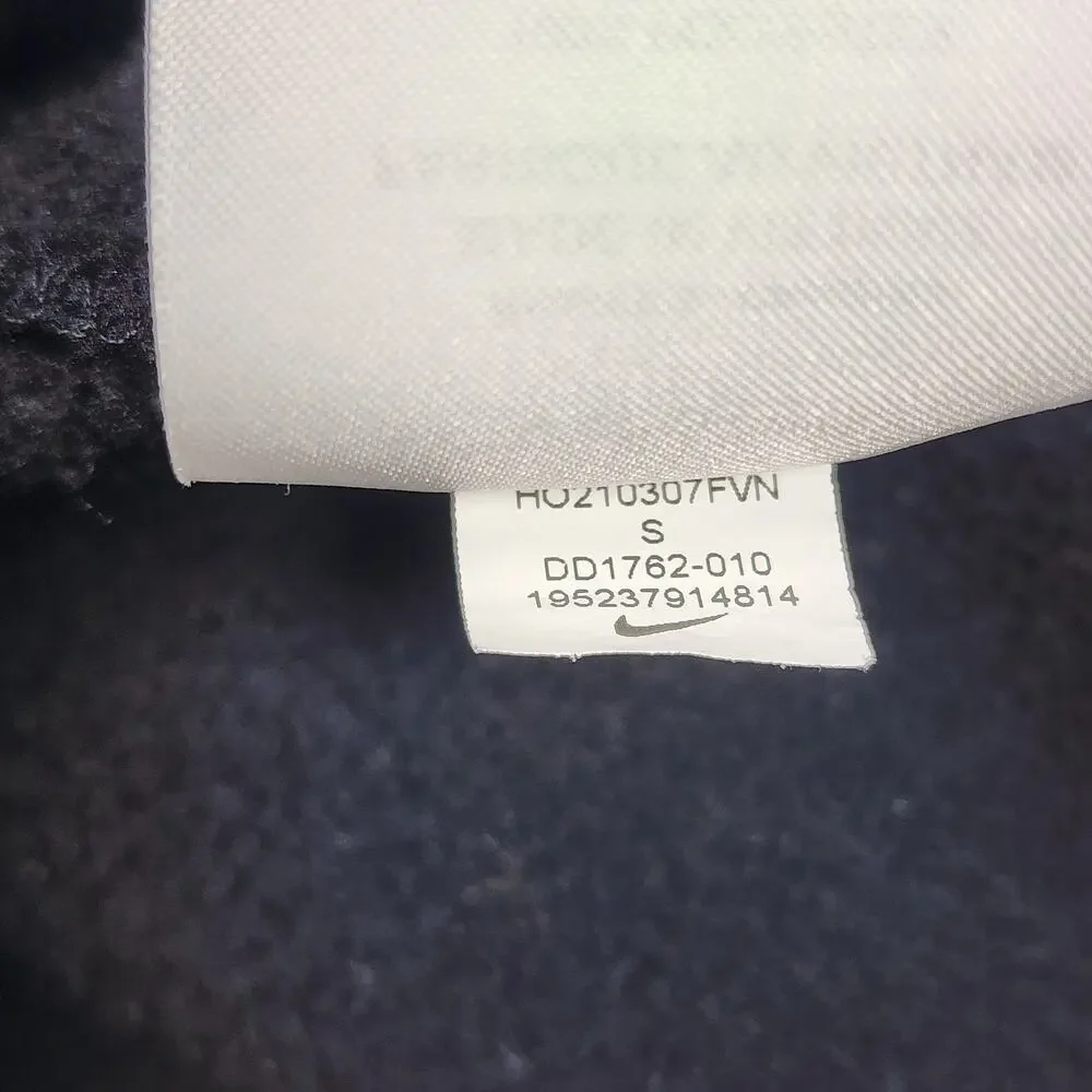 Nike Therma-FIT Hoodie Black Gray Logo Pullover Athletic Men's S‎